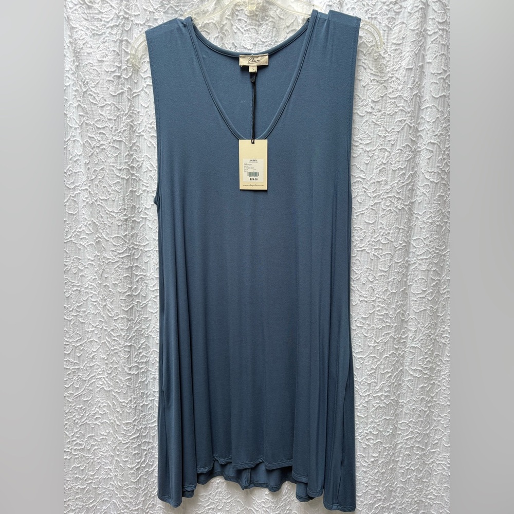 Sleeveless Blue Women's minidress; never worn with tags